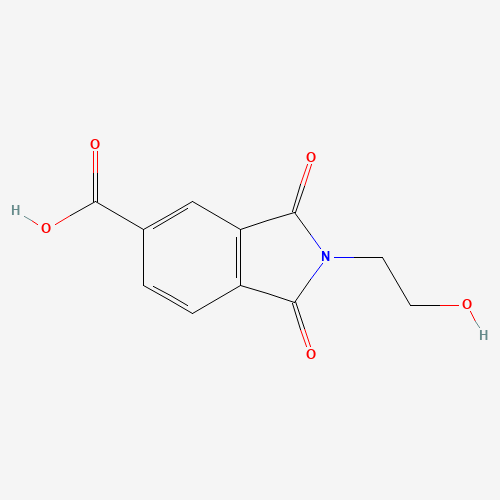 2-(2-Hydroxyethyl)-1,3-dioxo-2,3-dihydro-1H-isoindole-5-carboxylic acid (CAS: 17329-32-7) - Related Chemical Product