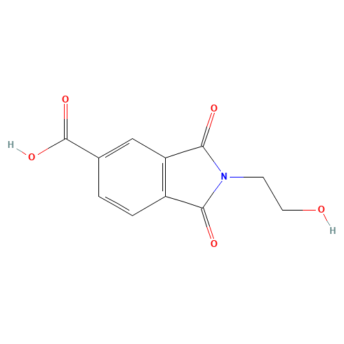 2-(2-Hydroxyethyl)-1,3-dioxo-2,3-dihydro-1H-isoindole-5-carboxylic acid (CAS: 17329-32-7) - Related Chemical Product