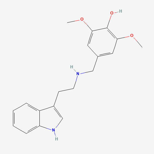 4-{[2-(1H-Indol-3-yl)-ethylamino]-methyl}-2,6-dimethoxy-phenol (CAS: 383149-12-0) - Related Chemical Product