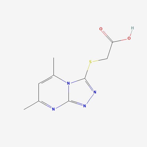 (5,7-Dimethyl-[1,2,4]triazolo[4,3-a]pyrimidin-3-ylsulfanyl)-acetic acid (CAS: 41266-71-1) - Related Chemical Product