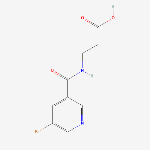 3-[(5-Bromo-pyridine-3-carbonyl)-amino]-propionic acid (CAS: 332874-04-1) - Related Chemical Product