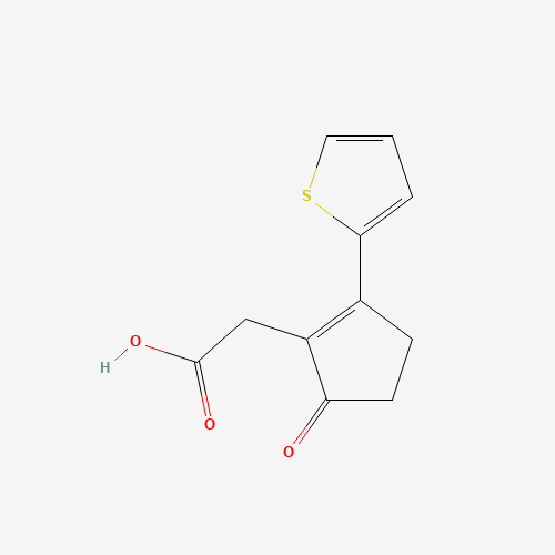 (5-Oxo-2-thiophen-2-yl-cyclopent-1-enyl)-acetic acid (CAS: 436086-95-2) - Related Chemical Product