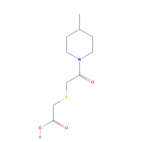 [2-(4-Methyl-piperidin-1-yl)-2-oxo-ethylsulfanyl]-acetic acid (CAS: 436087-11-5) - Related Chemical Product