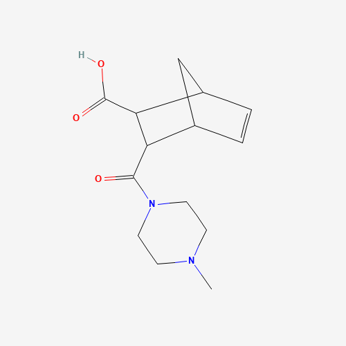3-(4-Methyl-piperazine-1-carbonyl)-bicyclo[2.2.1]hept-5-ene-2-carboxylic acid (CAS: 436811-00-6) - Related Chemical Product