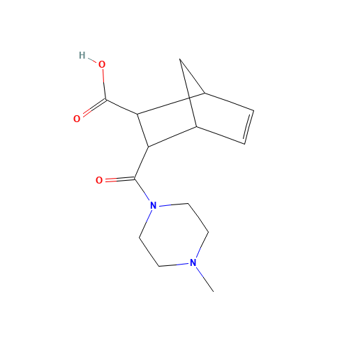 3-(4-Methyl-piperazine-1-carbonyl)-bicyclo[2.2.1]hept-5-ene-2-carboxylic acid (CAS: 436811-00-6) - Related Chemical Product