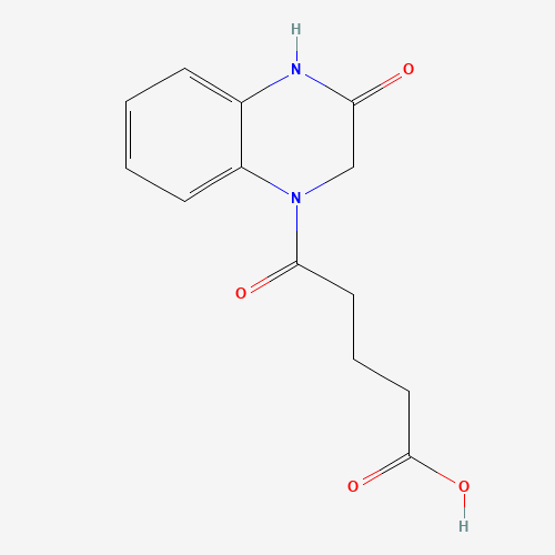5-Oxo-5-(3-oxo-3,4-dihydro-2H-quinoxalin-1-yl)-pentanoic acid (CAS: 436088-60-7) - Related Chemical Product