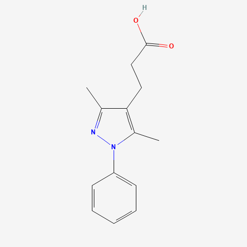 3-(3,5-Dimethyl-1-phenyl-1H-pyrazol-4-yl)-propionic acid (CAS: 381697-36-5) - Related Chemical Product