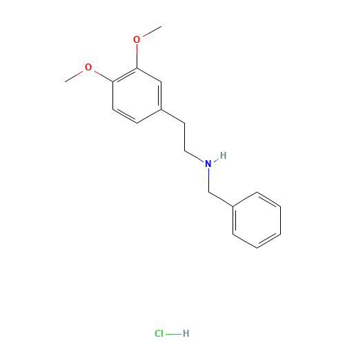 Benzyl-[2-(3,4-dimethoxy-phenyl)-ethyl]-amine hydrochloride (CAS: 1472-54-4) - Related Chemical Product