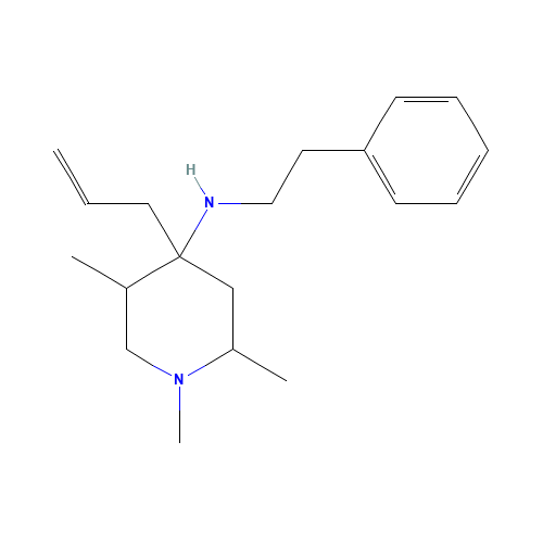 (4-Allyl-1,2,5-trimethyl-piperidin-4-yl)-phenethyl-amine (CAS: 436811-32-4) - Related Chemical Product