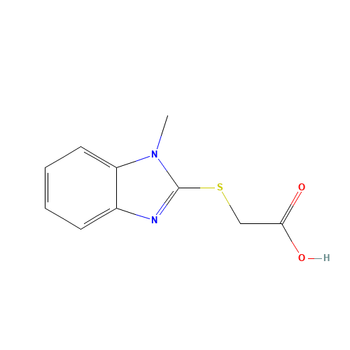 (1-Methyl-1H-benzoimidazol-2-ylsulfanyl)-acetic acid (CAS: 159222-24-9) - Related Chemical Product