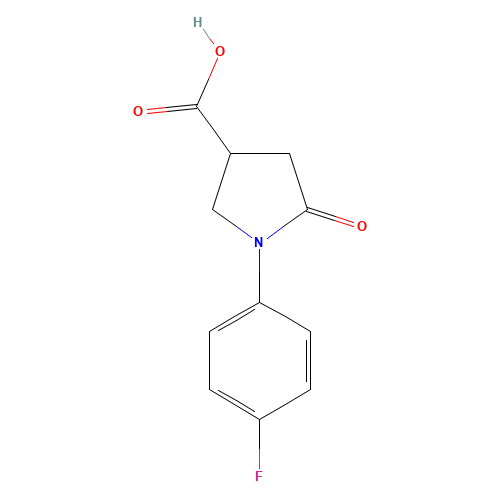 1-(4-Fluoro-phenyl)-5-oxo-pyrrolidine-3-carboxylic acid (CAS: 56617-43-7) - Related Chemical Product