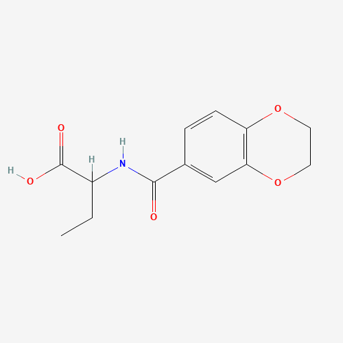 2-[(2,3-Dihydro-benzo[1,4]dioxine-6-carbonyl)-amino]-butyric acid (CAS: 436855-75-3) - Related Chemical Product
