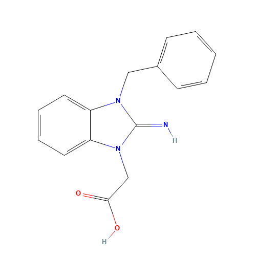 (3-Benzyl-2-imino-2,3-dihydro-benzoimidazol-1-yl)-acetic acid (CAS: 40783-87-7) - Related Chemical Product