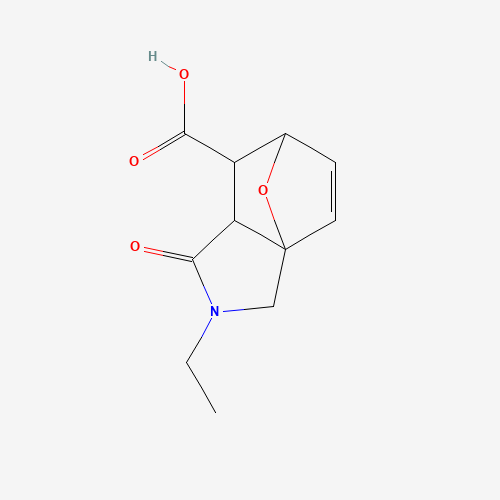 3-Ethyl-4-oxo-10-oxa-3-aza-tricyclo[5.2.1.0*1,5*]dec-8-ene-6-carboxylic acid (CAS: 163035-51-6) - Related Chemical Product