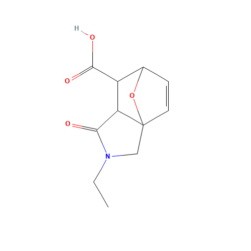 3-Ethyl-4-oxo-10-oxa-3-aza-tricyclo[5.2.1.0*1,5*]dec-8-ene-6-carboxylic acid (CAS: 163035-51-6) - Related Chemical Product