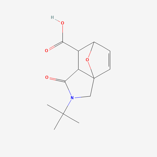 3-tert-Butyl-4-oxo-10-oxa-3-aza-tricyclo[5.2.1.0*1,5*]dec-8-ene-6-carboxylic acid (CAS: 436811-02-8) - Related Chemical Product