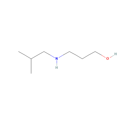 3-Isobutylamino-propan-1-ol (CAS: 285124-45-0) - Chemical Structure and Molecular Formula 