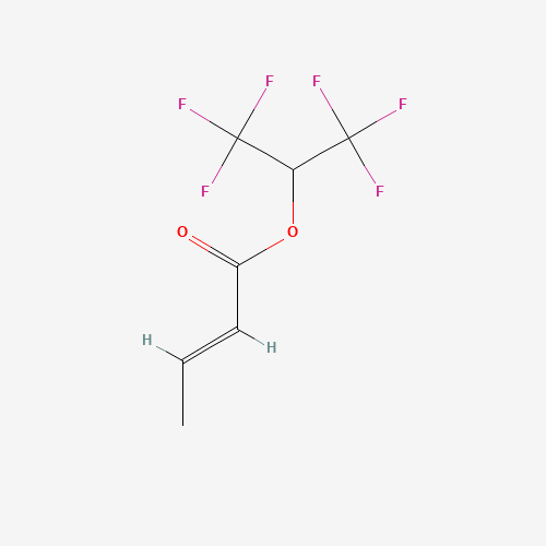 Hexafluoroisopropyl crotonate (CAS: 135771-94-7) - Chemical Structure and Molecular Formula 