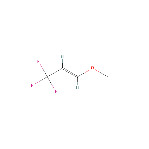 E-1-Methoxy-3,3,3-trifluoropropene (CAS: 26885-71-2) - Chemical Structure and Molecular Formula 