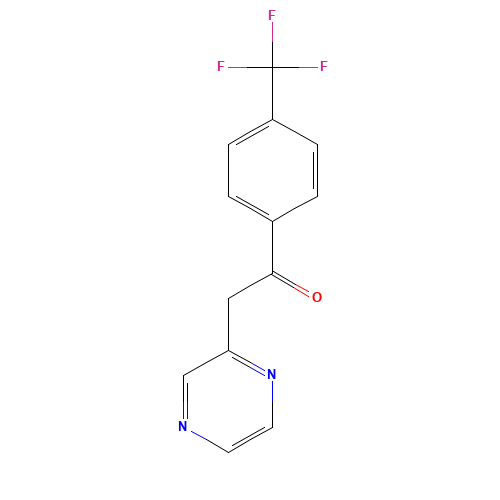 2-Pyrazin-2-yl-1-[4-(trifluoromethyl)phenyl]-ethanone (CAS: 88283-34-5) - Related Chemical Product