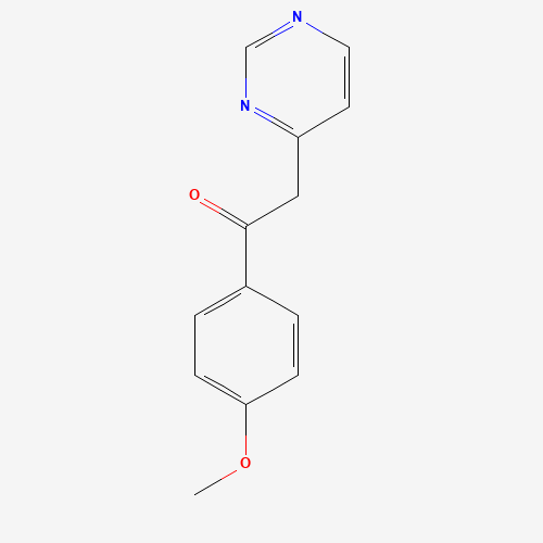 1-(4-Methoxyphenyl)-2-pyrimidin-4-ylethanone (CAS: 36827-95-9) - Related Chemical Product