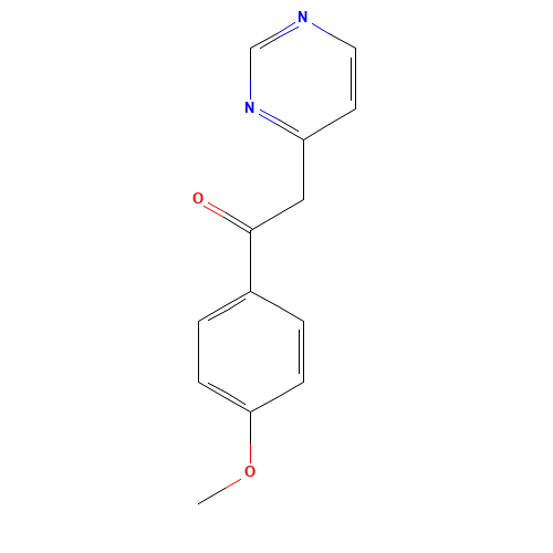 1-(4-Methoxyphenyl)-2-pyrimidin-4-ylethanone (CAS: 36827-95-9) - Related Chemical Product