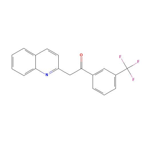 2-Quinolin-2-yl-1-[3-(trifluoromethyl)phenyl]-ethanone (CAS: 849021-38-1) - Related Chemical Product