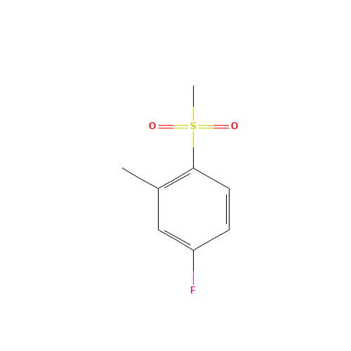 4-Fluoro-2-methyl-1-(methylsulfonyl)benzene (CAS: 828270-62-8) - Related Chemical Product