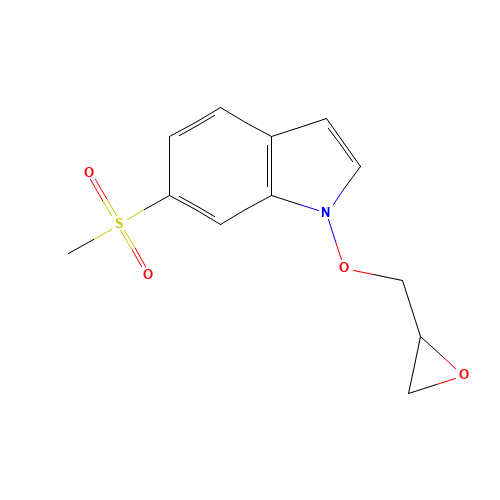 6-(Methylsulfonyl)-1-(oxiran-2-ylmethoxy)-1H-indole (CAS: 849924-91-0) - Related Chemical Product