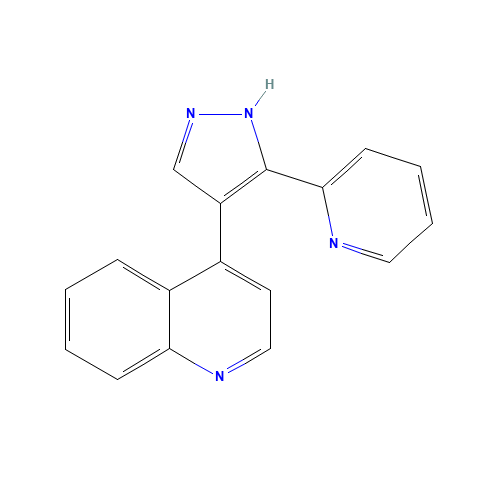 4-(3-Pyridin-2-yl-1H-pyrazol-4-yl)quinoline (CAS: 396129-53-6) - Related Chemical Product