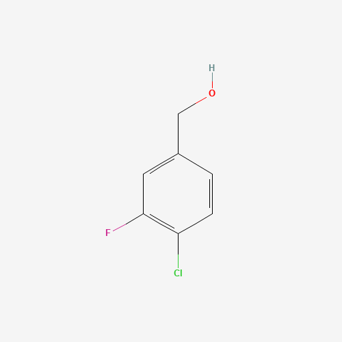4-Chloro-3-fluorobenzyl alcohol (CAS: 202925-10-8) - Chemical Structure and Molecular Formula 