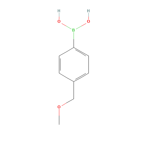 4-(Methoxymethyl)phenylboronic acid (CAS: 279262-11-2) - Chemical Structure and Molecular Formula 