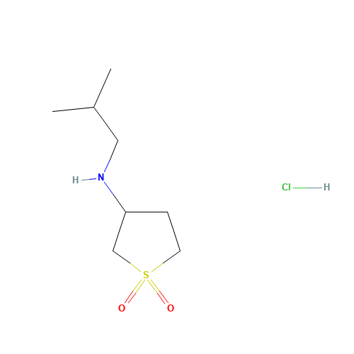 (1,1-Dioxo-tetrahydro-1lambda*6*-thiophen-3-yl)-isobutyl-amine hydrochloride (CAS: 247109-25-7) - Related Chemical Product