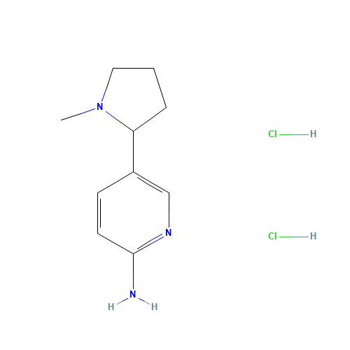 5-(1-Methyl-pyrrolidin-2-yl)-pyridin-2-ylamine dihydrochloride (CAS: 104395-87-1) - Related Chemical Product