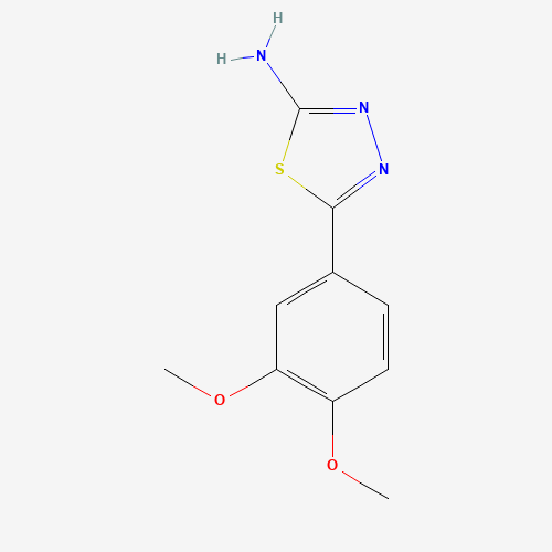 5-(3,4-Dimethoxy-phenyl)-[1,3,4]thiadiazol-2-yl-amine (CAS: 5427-87-2) - Related Chemical Product
