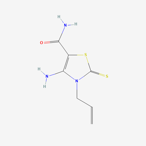 3-Allyl-4-amino-2-thioxo-2,3-dihydro-thiazole-5-carboxylic acid amide (CAS: 7157-91-7) - Related Chemical Product