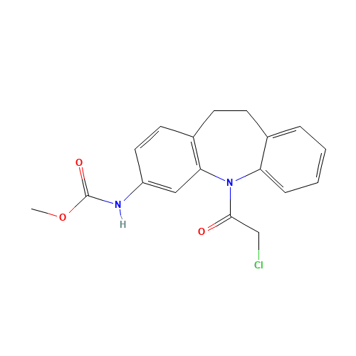 [5-(2-Chloro-acetyl)-10,11-dihydro-5H-dibenzo-[b,f]azepin-3-yl]-carbamic acid methyl ester (CAS: 134068-43-2) - Related Chemical Product