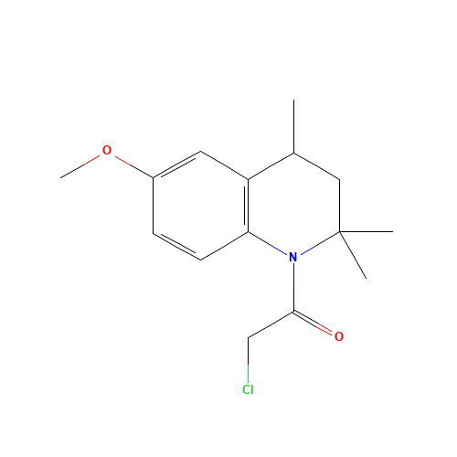 2-Chloro-1-(6-methoxy-2,2,4-trimethyl-3,4-dihydro-2H-quinolin-1-yl)-ethanone (CAS: 376371-15-2) - Related Chemical Product