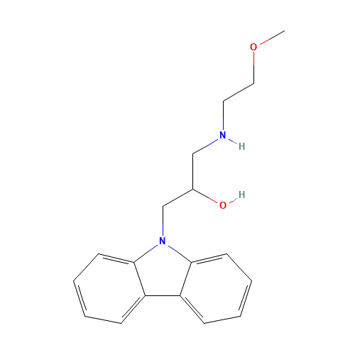 1-Carbazol-9-yl-3-(2-methoxy-ethylamino)-propan-2-ol (CAS: 436088-68-5) - Related Chemical Product