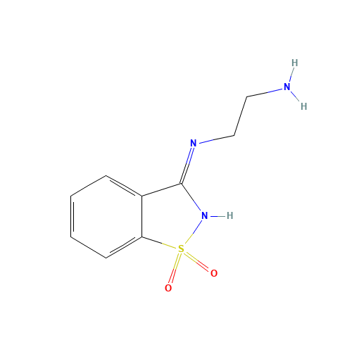 N-*1*-(1,1-Dioxo-1H-1lambda*6*-benzo[d]isothiazol-3-yl)-ethane-1,2-diamine (CAS: 340018-25-9) - Related Chemical Product