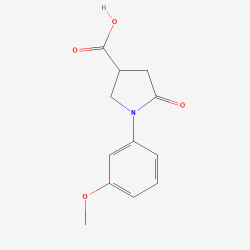1-(3-Methoxy-phenyl)-5-oxo-pyrrolidine-3-carboxylic acid (CAS: 63674-47-5) - Related Chemical Product