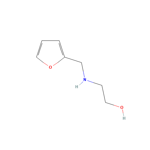 3-[(Furan-2-ylmethyl)-amino]-propan-1-ol (CAS: 4439-22-9) - Chemical Structure and Molecular Formula 