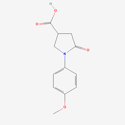 1-(4-Methoxy-phenyl)-5-oxo-pyrrolidine-3-carboxylic acid (CAS: 56617-47-1) - Related Chemical Product