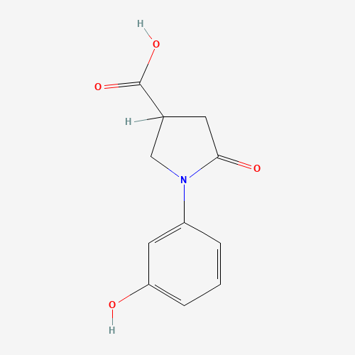 1-(3-Hydroxy-phenyl)-5-oxo-pyrrolidine-3-carboxylic acid (CAS: 91891-24-6) - Related Chemical Product