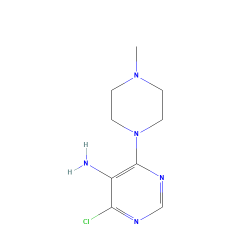 4-Chloro-6-(4-methyl-piperazin-1-yl)-pyrimidin-5-ylamine (CAS: 84762-68-5) - Related Chemical Product