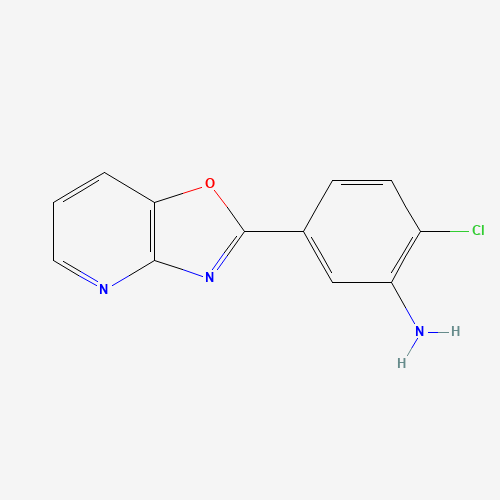 2-Chloro-5-oxazolo[4,5-b]pyridin-2-yl-phenylamine (CAS: 354561-70-9) - Related Chemical Product