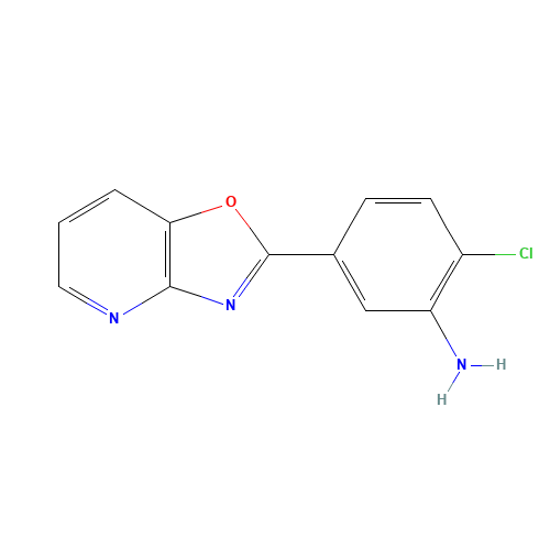 2-Chloro-5-oxazolo[4,5-b]pyridin-2-yl-phenylamine (CAS: 354561-70-9) - Related Chemical Product