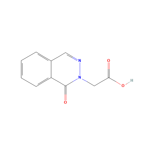 (1-Oxo-1H-phthalazin-2-yl)-acetic acid (CAS: 90689-39-7) - Chemical Structure and Molecular Formula 