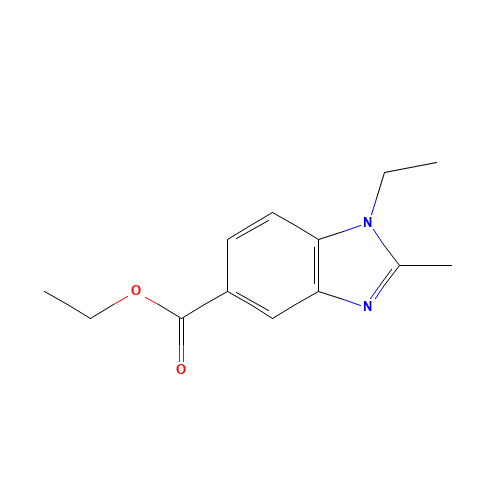 1-Ethyl-2-methyl-1H-benzoimidazole-5-carboxylic acid ethyl ester (CAS: 92108-02-6) - Related Chemical Product