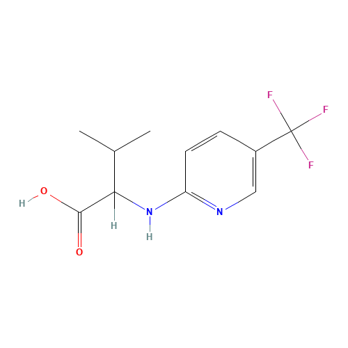 N-[5-(Trifluoromethyl)pyridin-2-yl]valine (CAS: 1028251-32-2) - Related Chemical Product